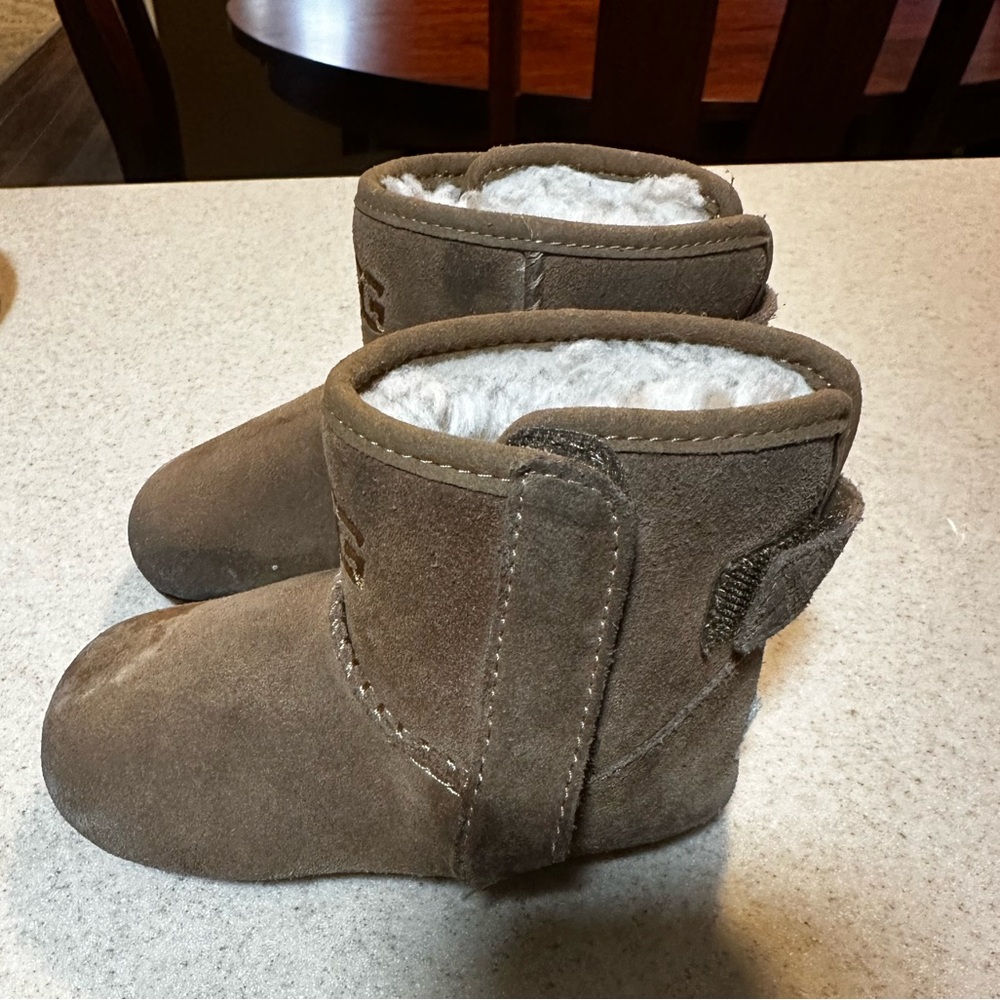 UGG Tan Baby Boots with Cozy Lining